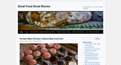 Desktop Screenshot of greatfoodgreatstories.com