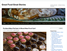 Tablet Screenshot of greatfoodgreatstories.com